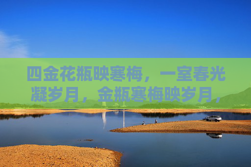 四金花瓶映寒梅，一室春光凝岁月，金瓶寒梅映岁月，一室春光凝芳华