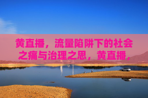 黄直播，流量陷阱下的社会之痛与治理之思，黄直播，流量陷阱下的社会之痛与治理之思