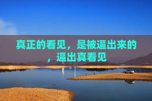 真正的看见，是被逼出来的，逼出真看见