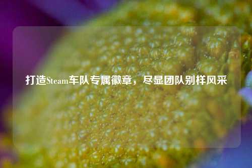 打造Steam车队专属徽章,尽显团队别样风采