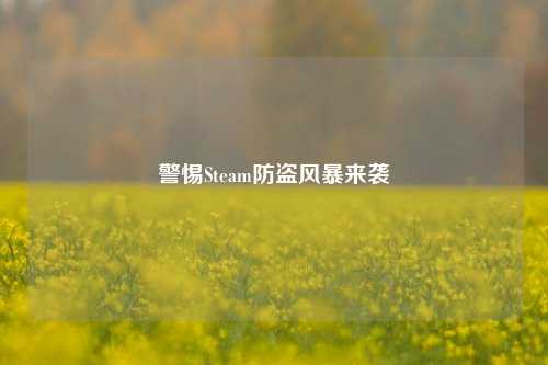 警惕Steam防盗风暴来袭