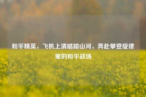 和平精英,飞机上清唱踏山河,奔赴攀登旋律里的和平战场