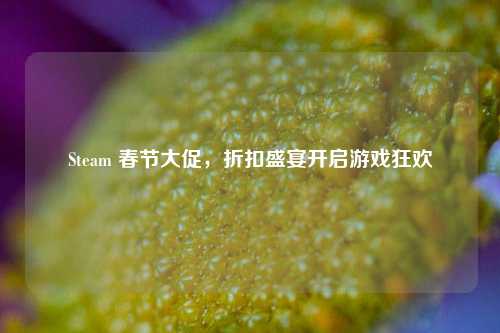 Steam 春节大促,折扣盛宴开启游戏狂欢