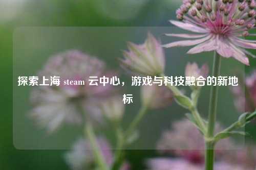 探索上海 steam 云中心,游戏与科技融合的新地标
