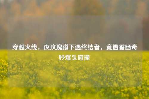 穿越火线,夜玫瑰蹲下遇终结者,竟遭香肠奇妙爆头碰撞