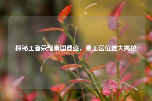 探秘王者荣耀秦国遗迹,秦王宫位置大揭秘