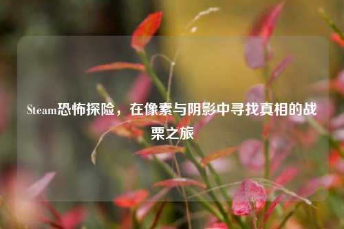 Steam恐怖探险,在像素与阴影中寻找真相的战栗之旅