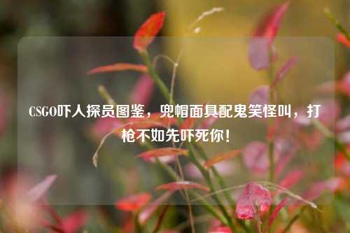 CSGO吓人探员图鉴,兜帽面具配鬼笑怪叫,打枪不如先吓死你!