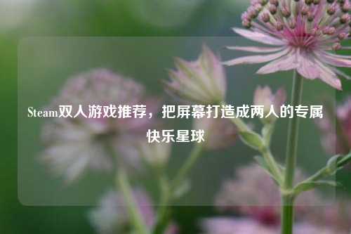 Steam双人游戏推荐,把屏幕打造成两人的专属快乐星球