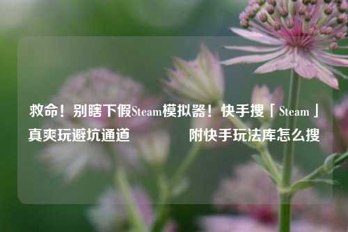 救命!别瞎下假Steam模拟器!快手搜「Steam」真爽玩避坑通道🔥附快手玩法库怎么搜