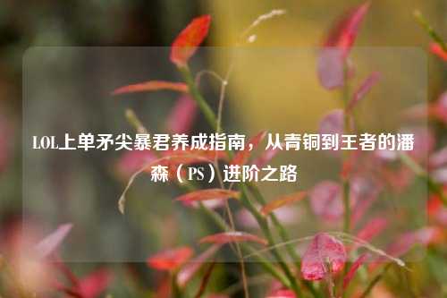 LOL上单矛尖暴君养成指南,从青铜到王者的潘森(PS)进阶之路