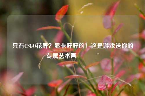 只有CSGO花屏?显卡好好的!这是游戏送你的专属艺术画🎨