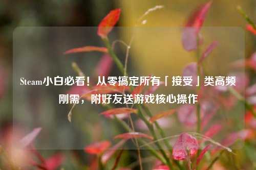 Steam小白必看!从零搞定所有「接受」类高频刚需,附好友送游戏核心操作