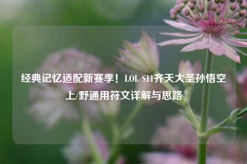 经典记忆适配新赛季!LOL S11齐天大圣孙悟空上/野通用符文详解与思路