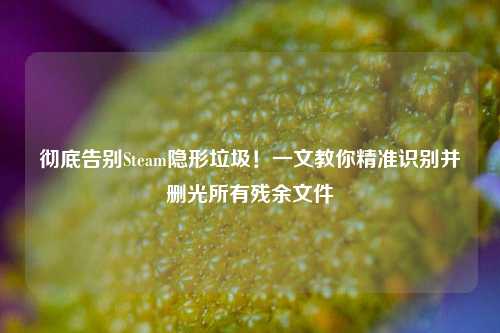 彻底告别Steam隐形垃圾!一文教你精准识别并删光所有残余文件