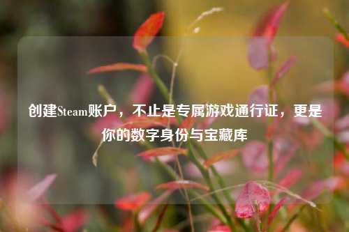 创建Steam账户,不止是专属游戏通行证,更是你的数字身份与宝藏库