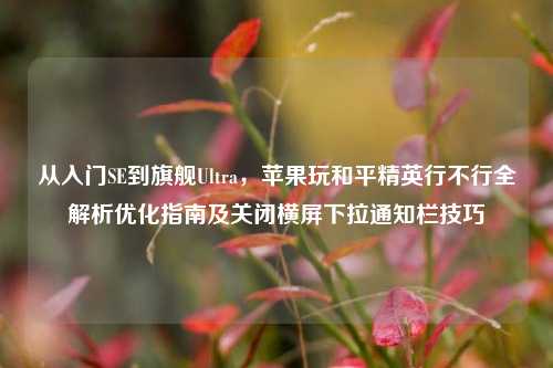 从入门SE到旗舰Ultra,苹果玩和平精英行不行全解析优化指南及关闭横屏下拉通知栏技巧