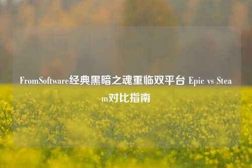FromSoftware经典黑暗之魂重临双平台 Epic vs Steam对比指南