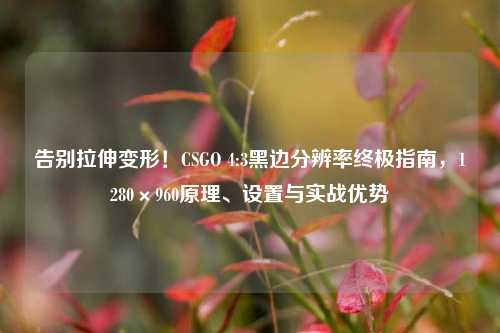 告别拉伸变形!CSGO 4:3黑边分辨率终极指南,1280×960原理、设置与实战优势