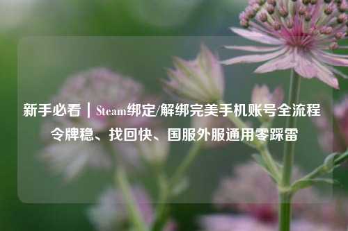 新手必看|Steam绑定/解绑完美手机账号全流程 令牌稳、找回快、国服外服通用零踩雷