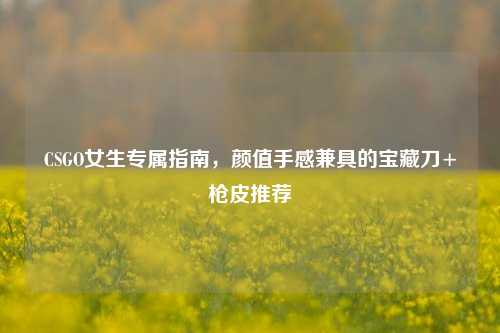 CSGO女生专属指南,颜值手感兼具的宝藏刀+枪皮推荐