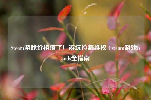 Steam游戏价格疯了!避坑捡漏***+steam游戏bonds全指南