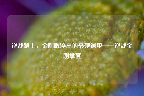 逆战路上,金刚散淬出的最硬铠甲——逆战金刚拳套